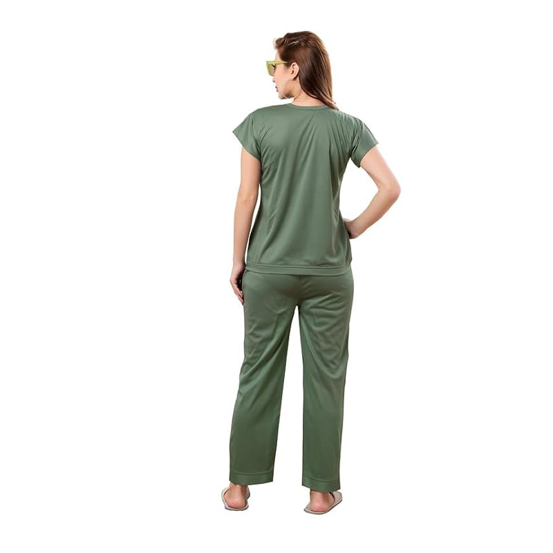 Women's Trendy Nightsuit Sets Green